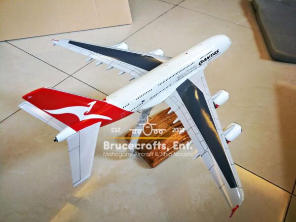 Model of A380 QANTAS AIRLINES with detailed craftsmanship.